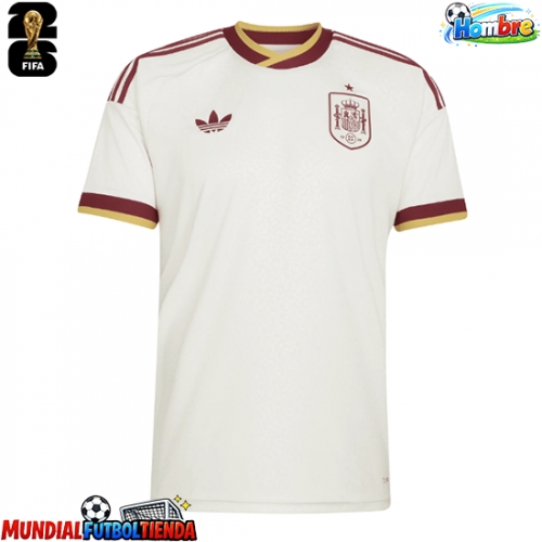 Camiseta España Segunda Equipación Replica Mundial 2026 mangas cortas